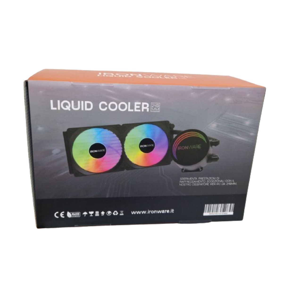 DISSIPATORE A LIQUIDO IRONWARE NERO